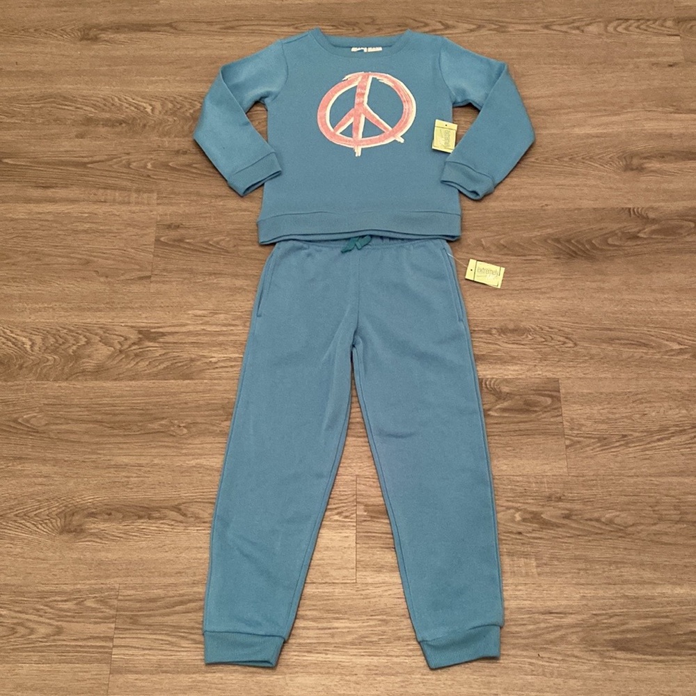 Extremely Me Set Fleece Sweatshirt and Jogger Size 10/12